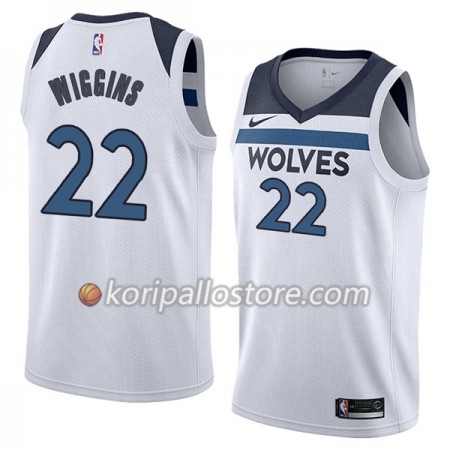 Minnesota Timberwolves Andrew Wiggins 22 Nike 2017-18 Valkoinen Miesten Pelipaidat Swingman 